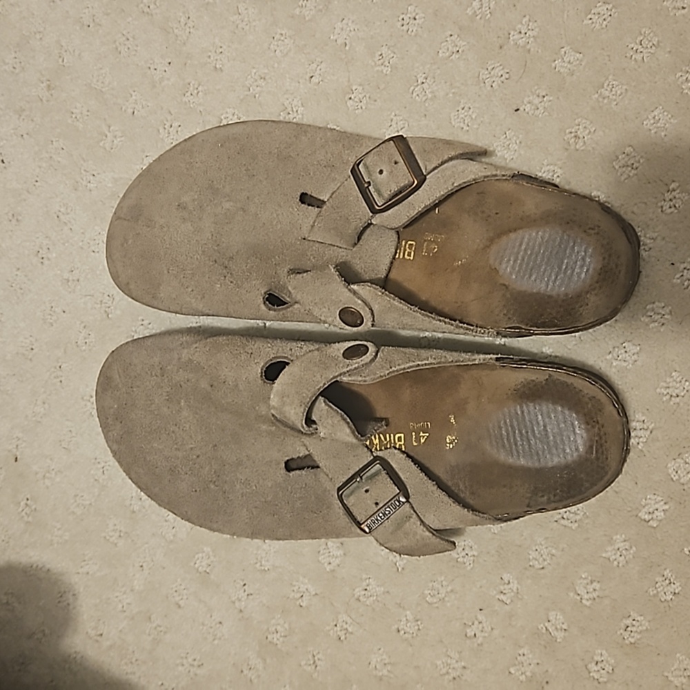 Birkenstock Tan Suede Loafers